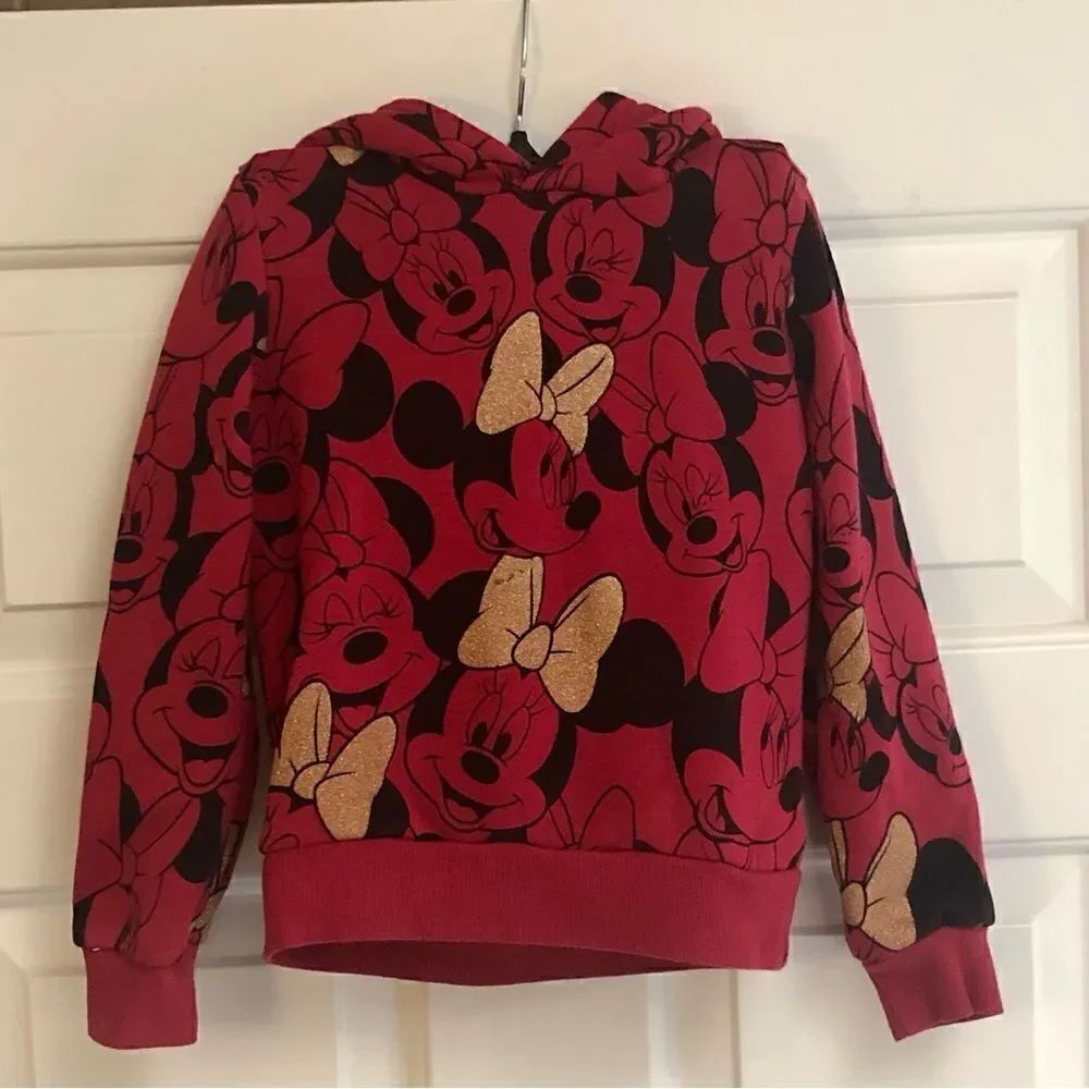 Disney Minnie Mouse Children’s Hoodie Sweatshirt Size 5/6